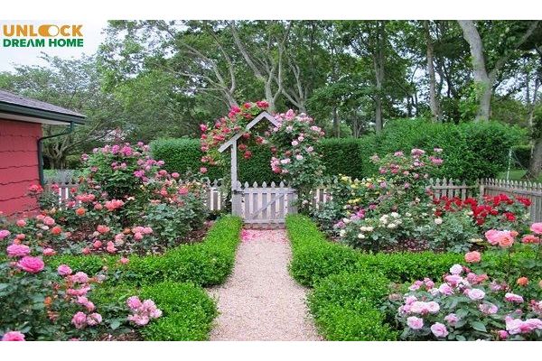 Top 30 ý tưởng thiết kế vườn hoa trước nhà đẹp, ấn tượng
