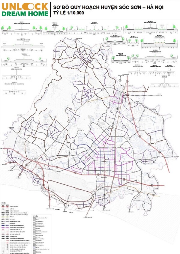 Bản đồ quy hoạch Sóc Sơn đến 2030