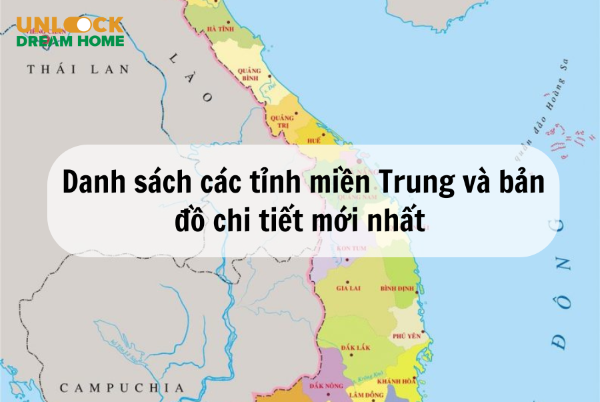 Danh sách các tỉnh miền Trung