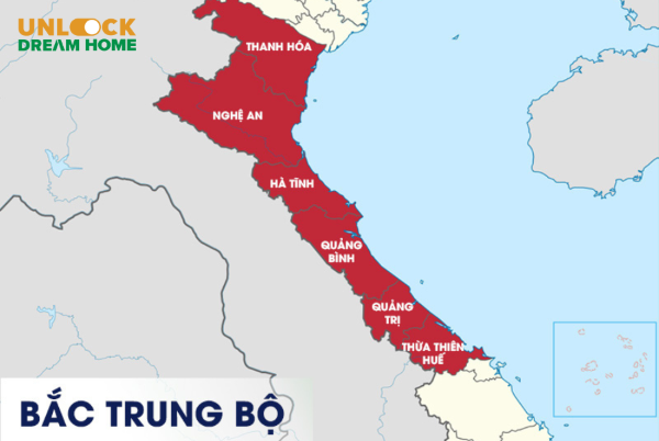 Các tỉnh Bắc Trung Bộ