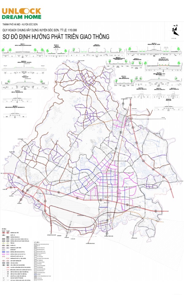 Chi tiết bản đồ quy hoạch huyện Sóc Sơn