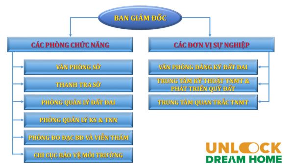 Cơ cấu tổ chức của Trung tâm phát triển quỹ đất