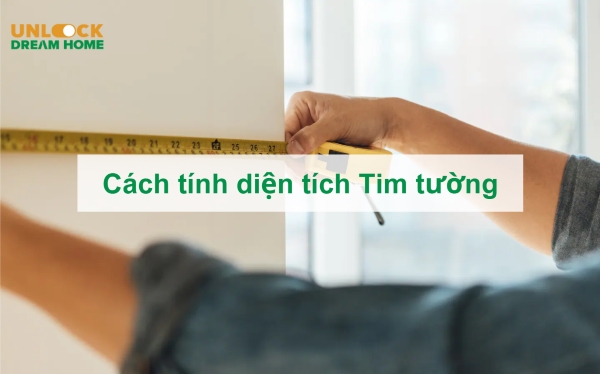 Cách để tính diện tích Tim tường