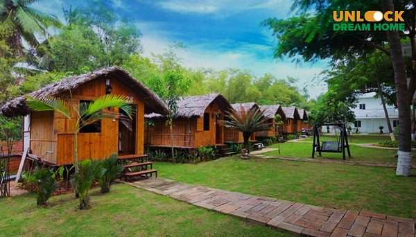 Bungalow thường được ứng dụng trong các khu nghỉ dưỡng, resort