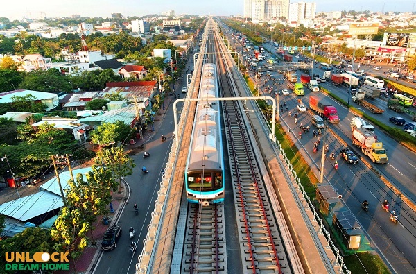 Metro là gì thì đây là một mô hình tàu điện di chuyển trong nội thành